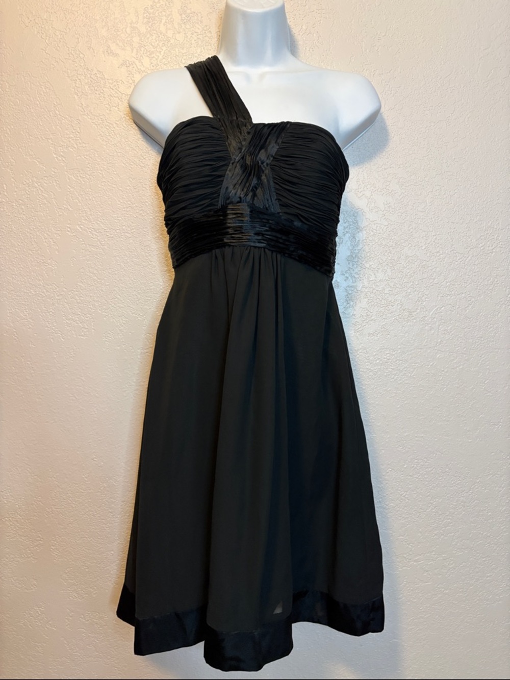 Black prom cocktail dress size 6